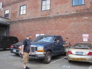 He and Ashley knew where we could park our truck in downtown Seattle.